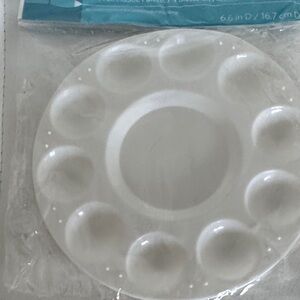 White Artist Paint Palette